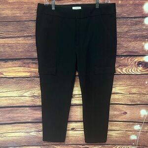 Anthropologie Black Cropped Pants